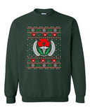 Nurse Heart Hospital Medical Ugly Christmas Funny DT Crewneck Sweatshirt