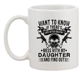 Want To Know If There's Life After Death Daughters Dating DT White Coffee Mug