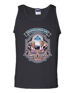 President Trump Pence Inauguration Day Washington DC USA DT Adult Tank Top