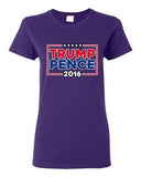 Ladies Trump Pence 2016 Vote USA America Campaign Election (B) DT T-Shirt Tee
