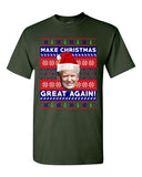 New Trump President Make Christmas Great Again Ugly Xmas Adult DT T-Shirt Tee