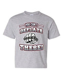 You Can't Deflate These Champion New England Football DT Youth Kids T-Shirt Tee