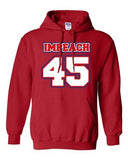 Impeach 45 President Donald USA American Political DT Sweatshirt Hoodie