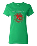 Ladies Mother Of Cats Pet Dragons Animal TV Funny Parody DT T-Shirt Tee
