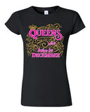 Junior Queens Are Born In December Crown Birthday Funny DT T-Shirt Tee