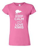 City Shirts Junior Keep Calm And Love Kiwis Bird Animal Lover DT T-Shirt Tee