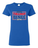 Ladies Trump Pence 2016 Vote USA America Campaign Election (B) DT T-Shirt Tee