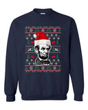 Abraham Lincoln President USA Ugly Christmas Season Funny DT Crewneck Sweatshirt