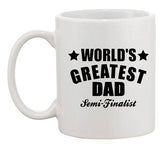 Worlds Greatest Dad Best Father Gift Funny DT White Coffee 11 Oz Mug
