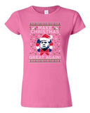 Junior Make Christmas Great Again Trump President Ugly Xmas DT T-Shirt Tee