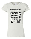 Junior New Choose Your Weapon Gamer Game Controller Nerd Funny DT T-Shirt Tee