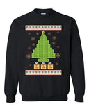 Elements Xmas Tree Ugly Christmas Holiday Gift Funny DT Crewneck Sweatshirt