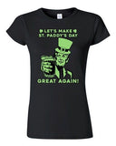 Junior Let's Make St. Paddy's Day Great Again Beer Party Funny DT T-Shirt Tee