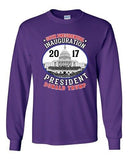 Long Sleeve 58th Presidential Inauguration Day President Trump Adult T-Shirt  DT
