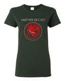 Ladies Mother Of Cats Pet Dragons Animal TV Funny Parody DT T-Shirt Tee