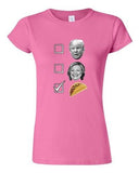 Junior No For Trump No For Hillary Yes For Tacos President 2016 DT T-Shirt Tee
