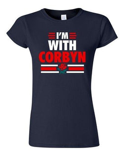 Junior I'm With Corbyn Politician Campaign Support DT T-Shirt Tee