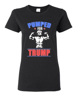 Ladies Pumped For Trump Vote President 2016 Campaign Political DT T-Shirt Tee