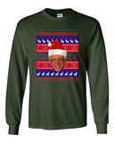 Long Sleeve Adult T-Shirt Bernie Sanders Reindeer Bern Ugly Christmas Funny DT