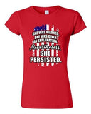 Junior She Was Warned Given Explanation Nevertheless She Persisted DT T-Shirt