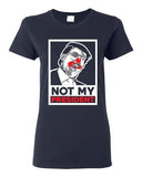 Ladies Trump Clown Not My President Anti Trump Election 2016 DT T-Shirt Tee