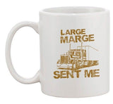 Large Marge Sent Me Truck TV Bicycle Thieves Parody DT Ceramic White Coffee Mug