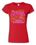 Junior Queens Are Born In November Crown Birthday Funny DT T-Shirt Tee