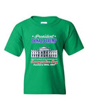 Donald Trump White House Inauguration Day 45th President DT Youth T-Shirt Tee