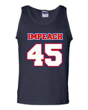 Impeach 45 President Donald USA American Political DT Adult Tank Top