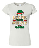 Junior Let Me Take An Elfie Selfie Elf Ugly Christmas Funny DT T-Shirt Tee