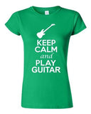 City Shirts Junior Keep Calm And Play Guitar String Music Lover DT T-Shirt Tee