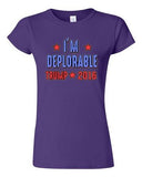 Junior I'm Deplorable Trump 2016 President Republican Political DT T-Shirt Tee