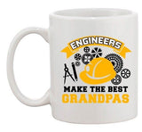 Engineers Make The Best Grandpas Grandfather Funny DT White Coffee 11 Oz Mug