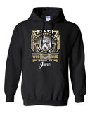 Never Underestimate Who Was Born In June Old Man Funny DT Sweatshirt Hoodie