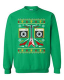 Guitar Rock n' Roll Music Band Face Ugly Christmas Funny DT Crewneck Sweatshirt