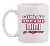 Only Awesome Mimi Get Hugged A Lot Mommy Gift Funny DT White Coffee 11 Oz Mug