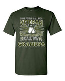 People Call Me Veteran The Most Important Call Me Grandpa DT Adult T-Shirts Tee