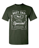 Best Dad No.1 Extra Special Awesome Father Funny Humor DT Adult T-Shirt Tee