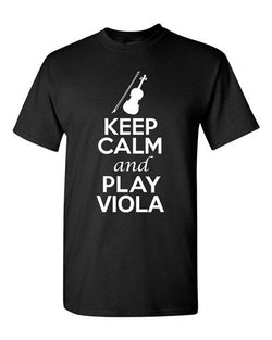 City Shirts Keep Calm And Play Viola String Music Lovers DT Adult T-Shirts Tee