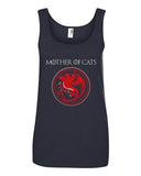 Ladies Mother Of Cats Pet Animals Dragons Funny TV Parody Sleeveless Tank Tops