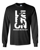 Long Sleeve This Is For You Lebron 23 Cleveland King Sports Basketball Ball DT