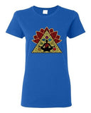 Ladies Yoga Meditation Elements Relax Energy DT T-Shirt Tee