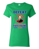 Ladies Defeat Crooked Hillary Vote Trump 2016 President Election DT T-Shirt Tee