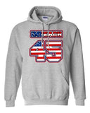 Impeach 45 President Donald USA American Flag Political DT Sweatshirt Hoodie