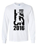 Long Sleeve 2016 Lebron 23 Cleveland King MVP Sports Basketball Ball Fan DT