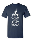 City Shirts Keep Calm And Play Viola String Music Lovers DT Adult T-Shirts Tee