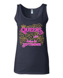 Junior Queens Are Born In September Crown Birthday Funny Sleeveless Tank Tops