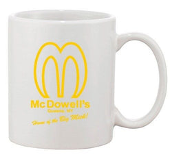 McDowell's Restaurant Queens NY Funny Parody Movie DT Ceramic White Coffee Mug