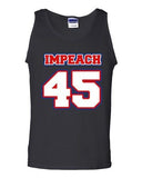 Impeach 45 President Donald USA American Political DT Adult Tank Top