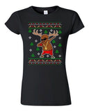 Junior Rudolph Gangsta Sleigh Reindeer Cool Ugly Christmas Funny DT T-Shirt Tee